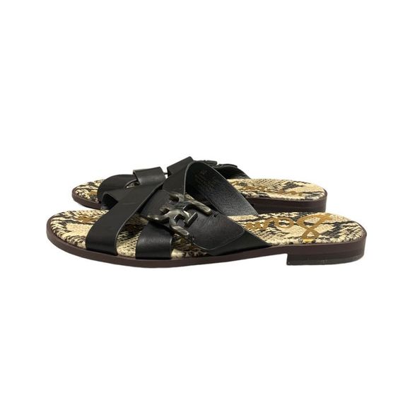 Sam Edelman Black Strappy Ezra Sandals | Size 9 - Picture 5 of 8